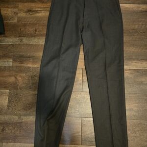Haggar Dark Gray Slim Fit Pants
